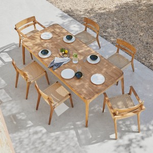 Sillón comedor Paralel de Point. Muebles de exterior jardín terraza.