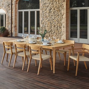 Mesa Paralel de Point. Muebles de exterior jardín terraza.