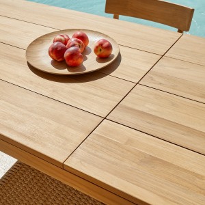 Mesa extensible Paralel de Point. Muebles de exterior jardín terraza.