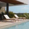 Tumbona Paralel de Point. Muebles de exterior jardín terraza.
