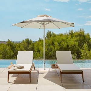 Tumbona Paralel de Point. Muebles de exterior jardín terraza.