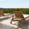 Tumbona Paralel de Point. Muebles de exterior jardín terraza.