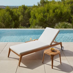 Tumbona Paralel de Point. Muebles de exterior jardín terraza.