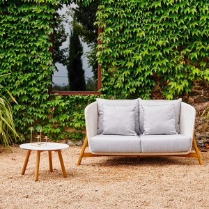 Mesa auxiliar Round Point. Muebles de exterior jardín terraza.