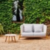 Mesa auxiliar Round Point. Muebles de exterior jardín terraza.