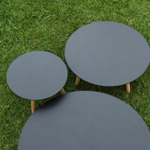 Mesa de centro Round Point. Muebles de exterior jardín terraza.