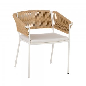 Sillón comedor Weave de Point. Muebles de exterior jardín terraza.