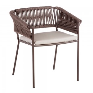 Sillón comedor Weave de Point. Muebles de exterior jardín terraza.