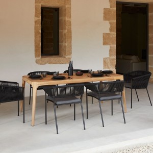 Sillón comedor Weave de Point. Muebles de exterior jardín terraza.