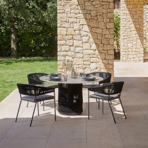 Sillón comedor Weave de Point. Muebles de exterior jardín terraza.