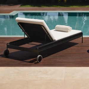 Tumbona Weave de Point. Muebles de exterior jardín terraza.