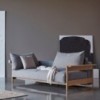 Sofá cama matrimonio Malloy wood de Innovation Living tapizado de alta calidad.