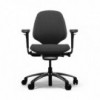 Silla Mereo 200 Negro de RH Sillas. Sillas oficina. Sillas de ruedas.