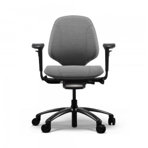 Silla Mereo 200 Negro de RH Sillas. Sillas oficina. Sillas de ruedas.