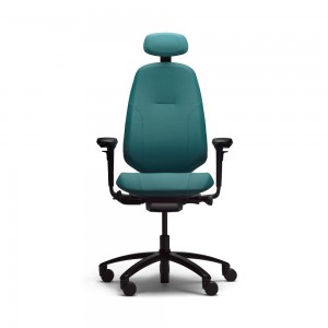Silla Mereo 300 Negro de RH Sillas. Sillas oficina. Sillas de ruedas.