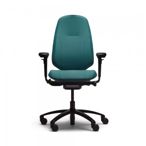 Silla Mereo 300 Negro de RH Sillas. Sillas oficina. Sillas de ruedas.