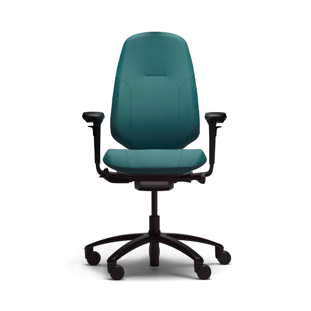 Silla Mereo 300 Negro de RH Sillas. Sillas oficina. Sillas de ruedas.