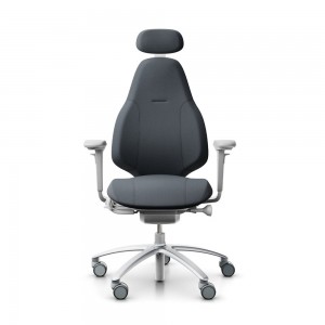 Silla Mereo 220 Gris Plata de RH Sillas. Sillas oficina. Sillas de trabajo.