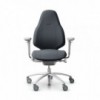 Silla Mereo 220 Gris Plata de RH Sillas. Sillas oficina. Sillas de trabajo.