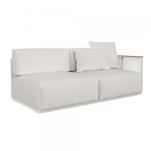 Sofá modular 1 Bosc de Gandia Blasco. Diseño moderno para jardines y terrazas.