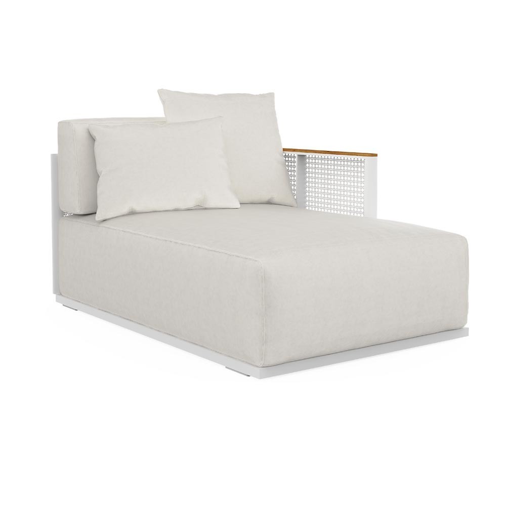 Sofá modular 2 Bosc de Gandia Blasco. Diseño moderno para jardines y terrazas.