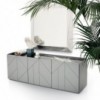 Aparador Pica Lacada de Bontempi. Muebles modernos de diseño italiano.