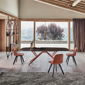 Mesa Bridge de Bontempi.  Mesas fijas o extensibles modernas de diseño italiano.