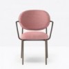 Sillón Blume 2955 de Pedrali. Sillones de diseño. Sillones tapizados modernos.