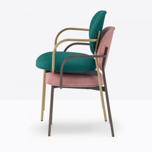 Sillón Blume 2955 de Pedrali. Sillones de diseño. Sillones tapizados modernos.