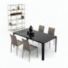 Mesa Chef Extensible Cristal de Bontempi. Mesas extensibles de diseño italiano.