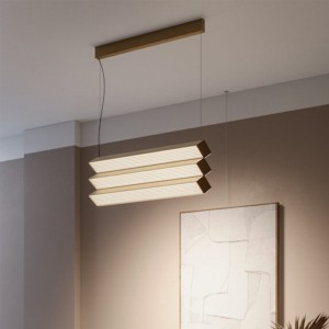Lámpara suspensión Stick trio Contardi con diseño moderno, elegante y llleno de lujo.