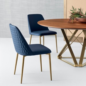 Mesa Delta Redonda 130 de Bontempi. Mesas fijas modernas de diseño italiano.