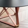 Mesa Delta Redonda 130 de Bontempi. Mesas fijas modernas de diseño italiano.