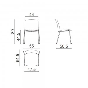Silla Mixu Arper. Sillas modernas de diseño. Muebles para hogar o contract.