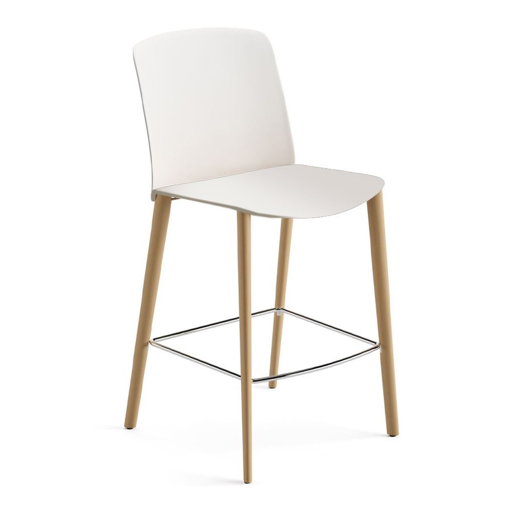 Taburete Mixu Madera Arper. Taburetes modernos de diseño ideal para contrac.