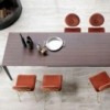 Mesa Echo Extensible In Melamina o Unicolor de Bontempi. Muebles de diseño italiano.