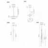 Lámpara Halo Jewel Vibia. Diseño moderno de lámparas suspendidas para salones.