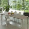 Mesa Echo Extensible Cerámica de Bontempi. Muebles modernos italianos.