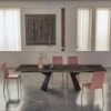 Mesa Fiandre Extensible Cerámica de Bontempi. Muebles modernos italianos.