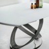 Mesa Fusion Redondeada Extensible de Bontempi. Mesas extensibles de diseño italiano.