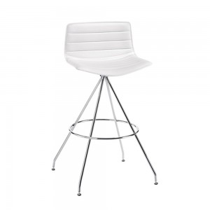 Taburete Catifa 46 tapizado giratorio Arper. Diseño Moderno contract.