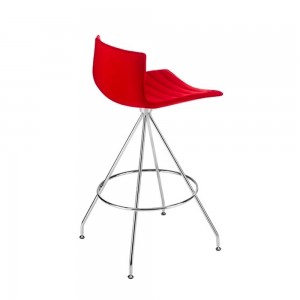 Taburete Catifa 46 tapizado giratorio Arper. Diseño Moderno contract.