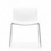 Silla Catifa 53 polipropileno patas Arper. Silla para interior y exterior.