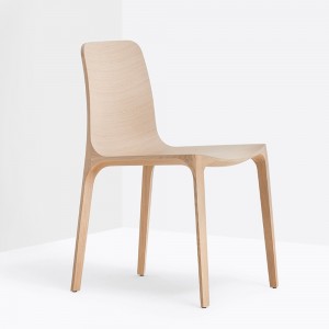 Silla Frida 752 de Pedrali. Sillas de diseño. Sillas de madera modernas.