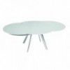 Mesa Giro Extensible con patas de Bontempi.  Muebles de diseño italiano.
