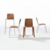 Silla Aava madera patas Arper. Sillas modernas ideales para estudio.