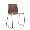 Silla Aava madera patín Arper. Sillas modernas de diseño para hogar.