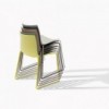 Silla Catifa 46 polipropileno patín Arper. Silla moderna para contract.