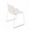 Silla Catifa 46 polipropileno patín Arper. Silla moderna para contract.
