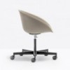 Sillón Gliss 966/2 de Pedrali. Sillas de diseño. Sillas giratorias con ruedas.
